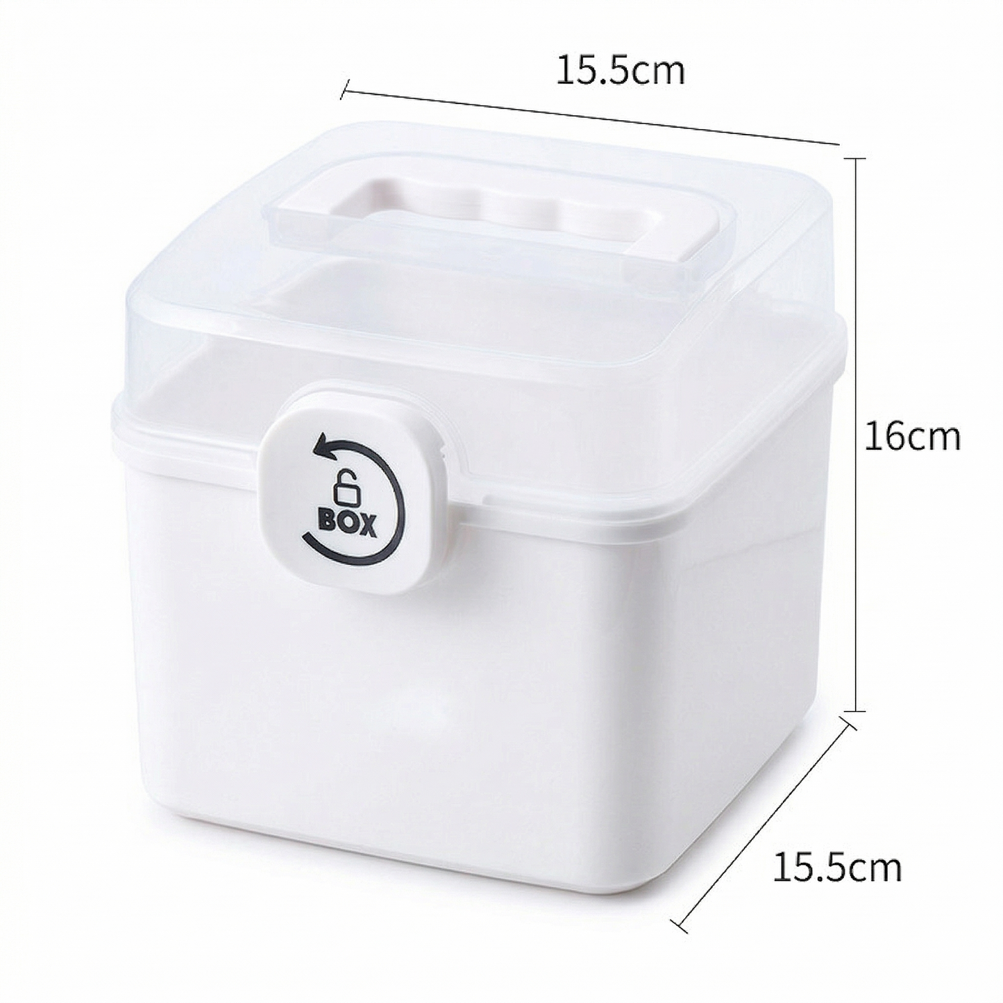 Boîte à Pharmacie Portable Multi-Compartiments – Rangement Médical Anti-Humidité pour Famille et Enfants
