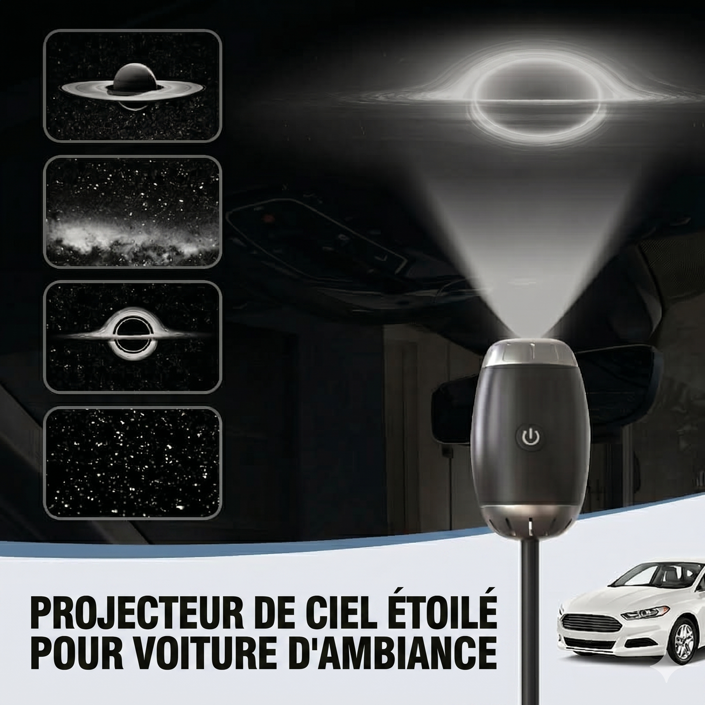 Projecteur Ciel Étoilé USB – Ambiance Maison & Voiture