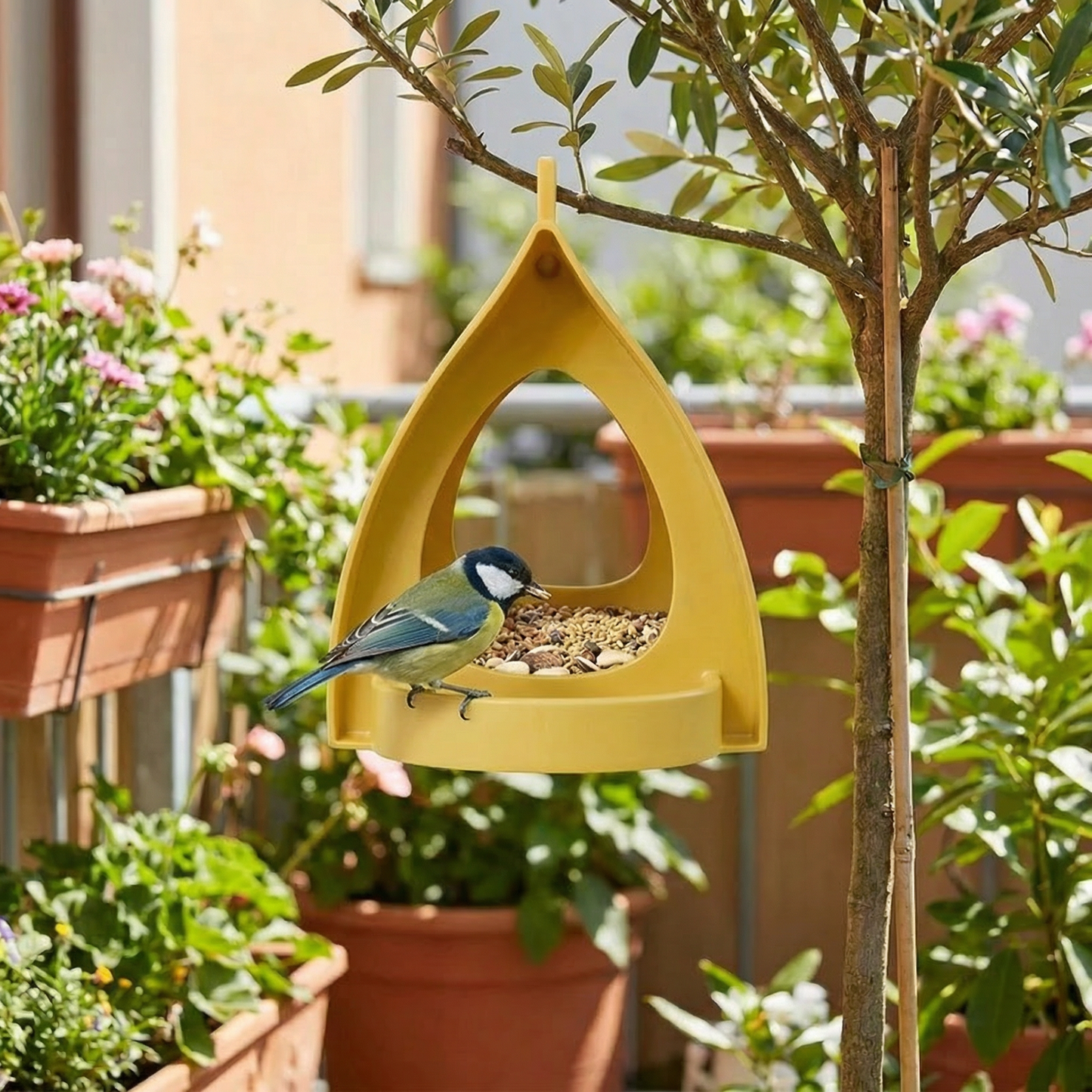 Mangeoire à oiseaux suspendue de grande capacité OmniLiving™