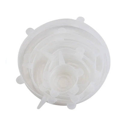 Couvercles en Silicone Réutilisables (Lot de 6) – Élastiques & Écologiques