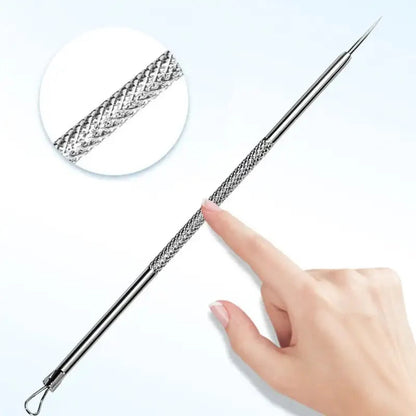 Kit Tire-Comédons en Acier Inoxydable – Outils Professionnels Anti-Points Noirs