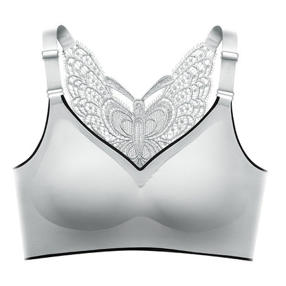 Soutien-Gorge Sans Armature avec Broderie Papillon – 1 ACHETÉ = 1 OFFERT (Pack de 2)