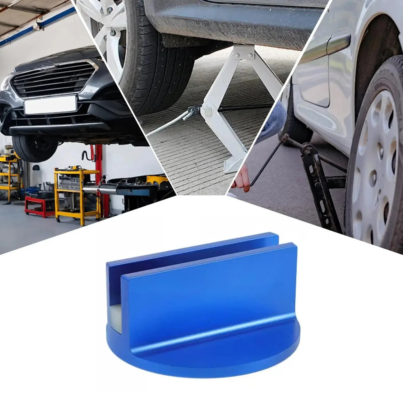 Adaptateur de tampon de cric magnétique pour cric roulant ApexPower™ | Protection stable pour bas de caisse et soudures