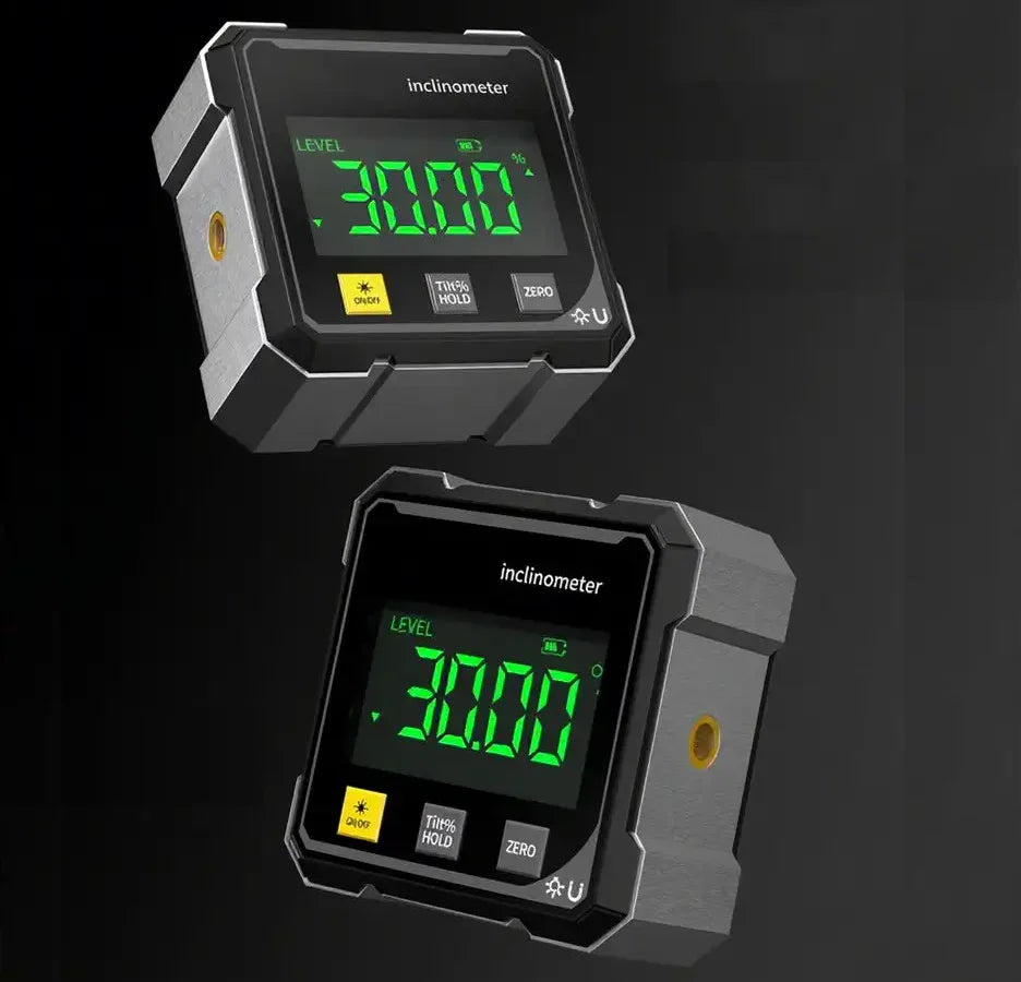 Inclinomètre Laser Magnétique Digital Vexton™ Pro – Rapporteur d'Angle Double Face de Précision
