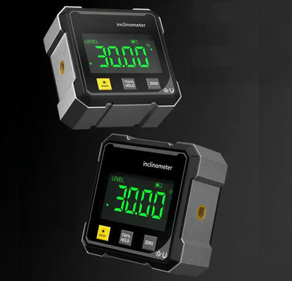 Inclinomètre Laser Magnétique Digital Vexton™ Pro – Rapporteur d'Angle Double Face de Précision
