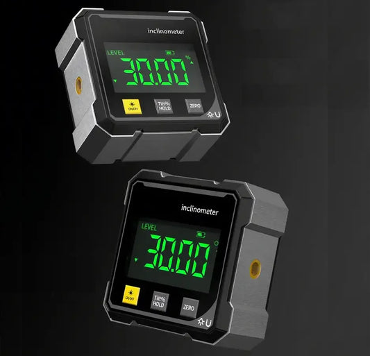 Inclinomètre Laser Magnétique Digital Vexton™ Pro – Rapporteur d'Angle Double Face de Précision