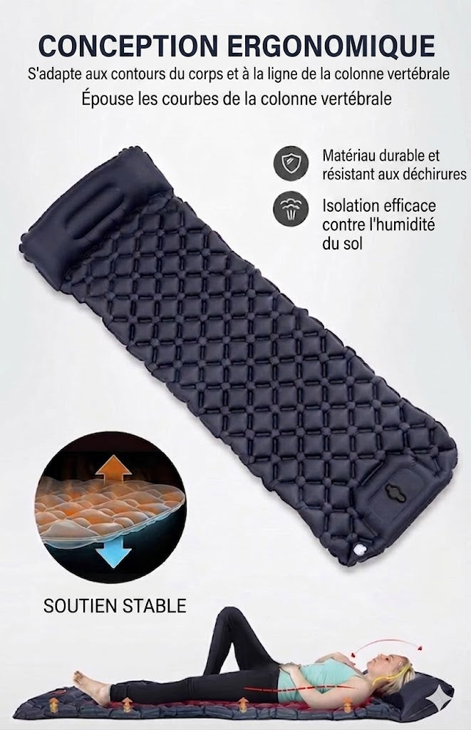 Matelas de Camping Gonflable AirCloud