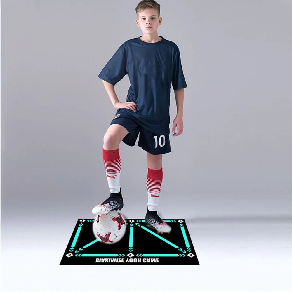 Tapis d'entraînement de football antidérapant NovaPulse™ (tapis d'agilité silencieux)