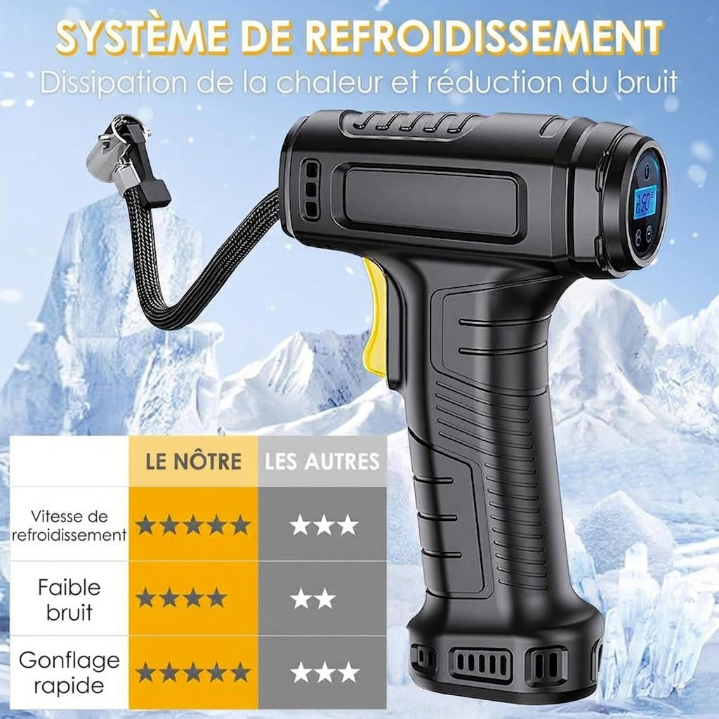 Gonfleur Électrique – Portable & Intelligent
