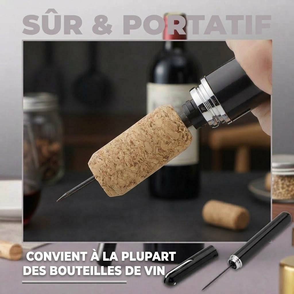 VaraLiving™ Tire-Bouchon à Pompe à Air (Design Stylo)