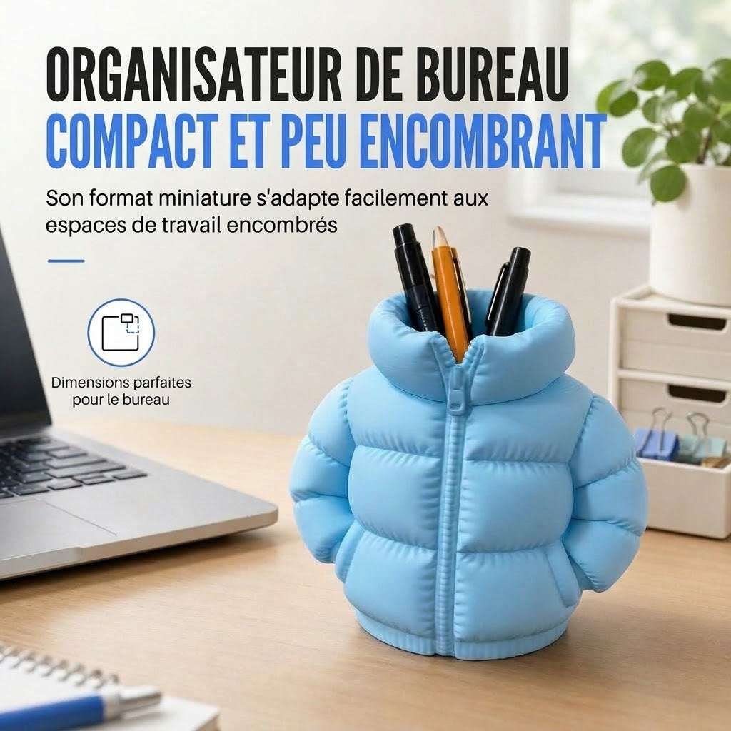 VaraLiving™ Pot à Crayons Design Amortisseur Imprimé 3D