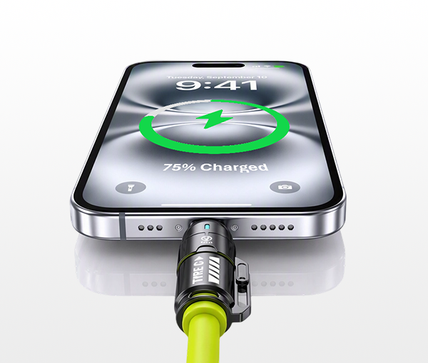 Câble de charge multiple 240W FISHING™ | USB-C et Lightning universel
