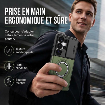 Coque antichoc pour Samsung avec porte-cartes caché FISHING™ | Protection 2-en-1