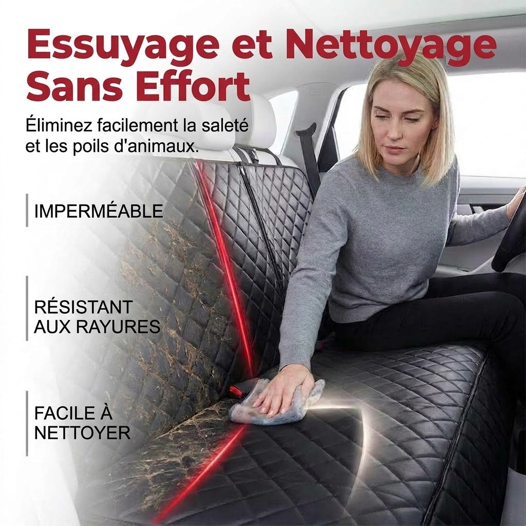 Siège de voiture pliable pour chien NovaPulse™ | Siège auto étanche et sécurisé pour chiens