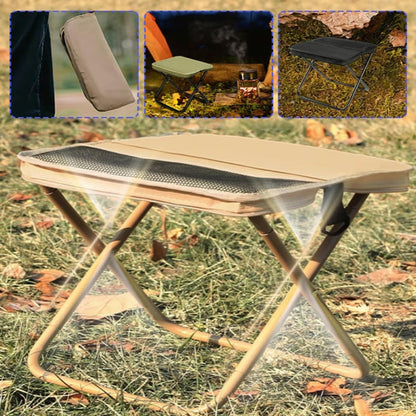 Mini Tabouret Pliant & Sac de Transport