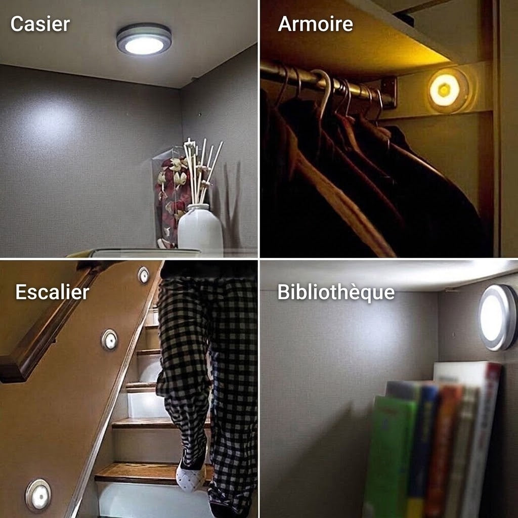 OmniLiving™ Veilleuse LED à Détecteur de Mouvement Éco-Énergétique