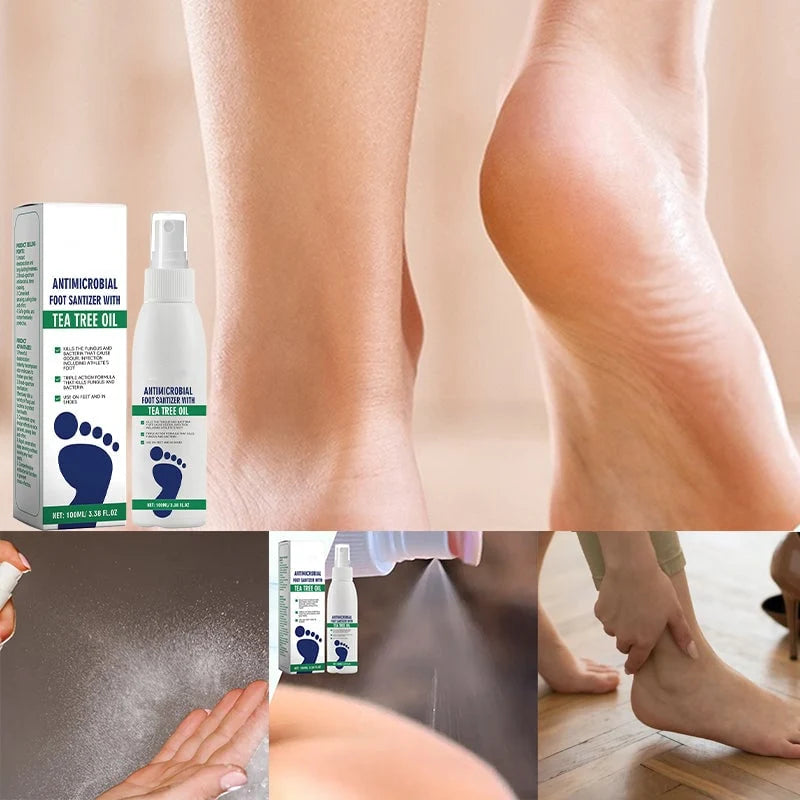SilkEase™ Spray Pieds Antibactérien & Hydratant Intense