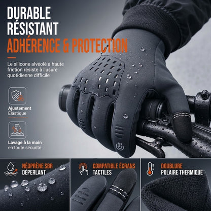 VaraLiving™ Gants d'Hiver Tactiles Imperméables (Vélo & Ski)