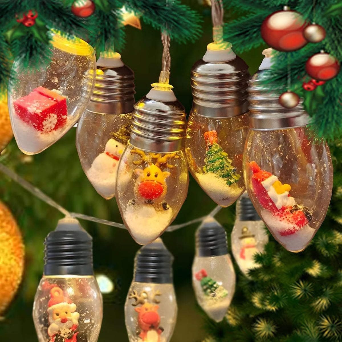 VaraLiving™ Guirlande LED Ampoules de Noël (Intérieur & Extérieur)