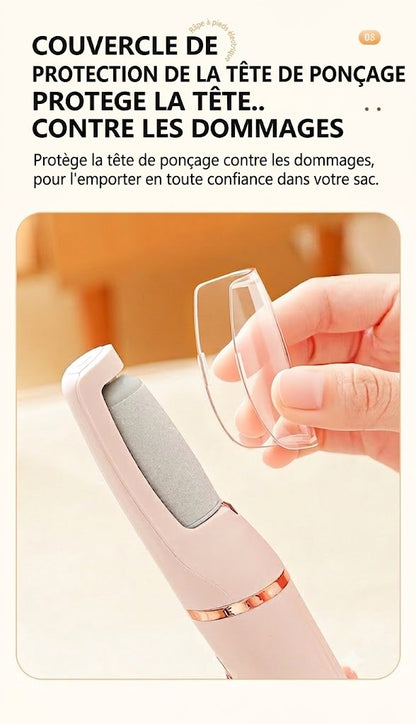 [ACHETEZ 1, OBTENEZ-EN 1 GRATUIT] Râpe anti-callosités électrique améliorée SilkEase™ | Lime à pieds rechargeable