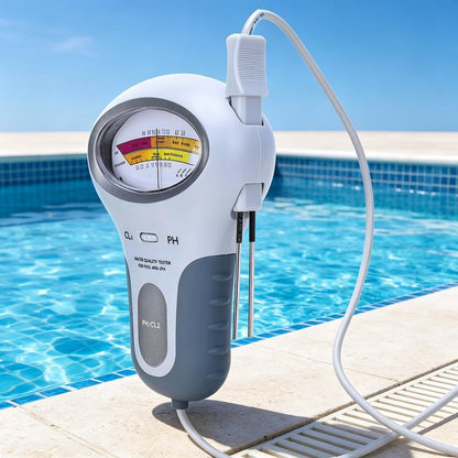 Testeur de Piscine Digital pH et Chlore – Analyseur d'Eau Rapide Sans Produits Chimiques