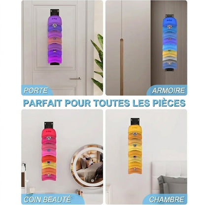 Organisateur de Casquettes Mural – Rangement Astucieux pour une Entrée Stylée