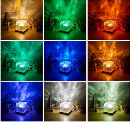 Projecteur Effet d'Eau 3D – 16 Couleurs Dynamiques