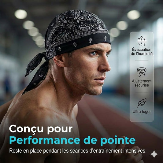 OFFRE : 1 ACHETÉ = 1 OFFERT ! 💨 Bandana de Sport Respirant – Ajustable & Anti-Transpiration