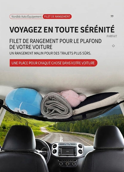 SilkEase™ Filet de Rangement Plafond pour Voiture