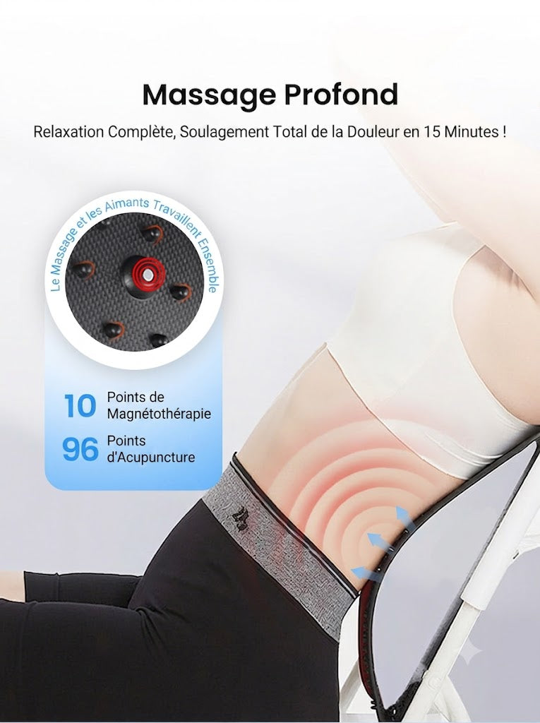 Civière Dorsale et Lombaire avec Massage d’Acupression