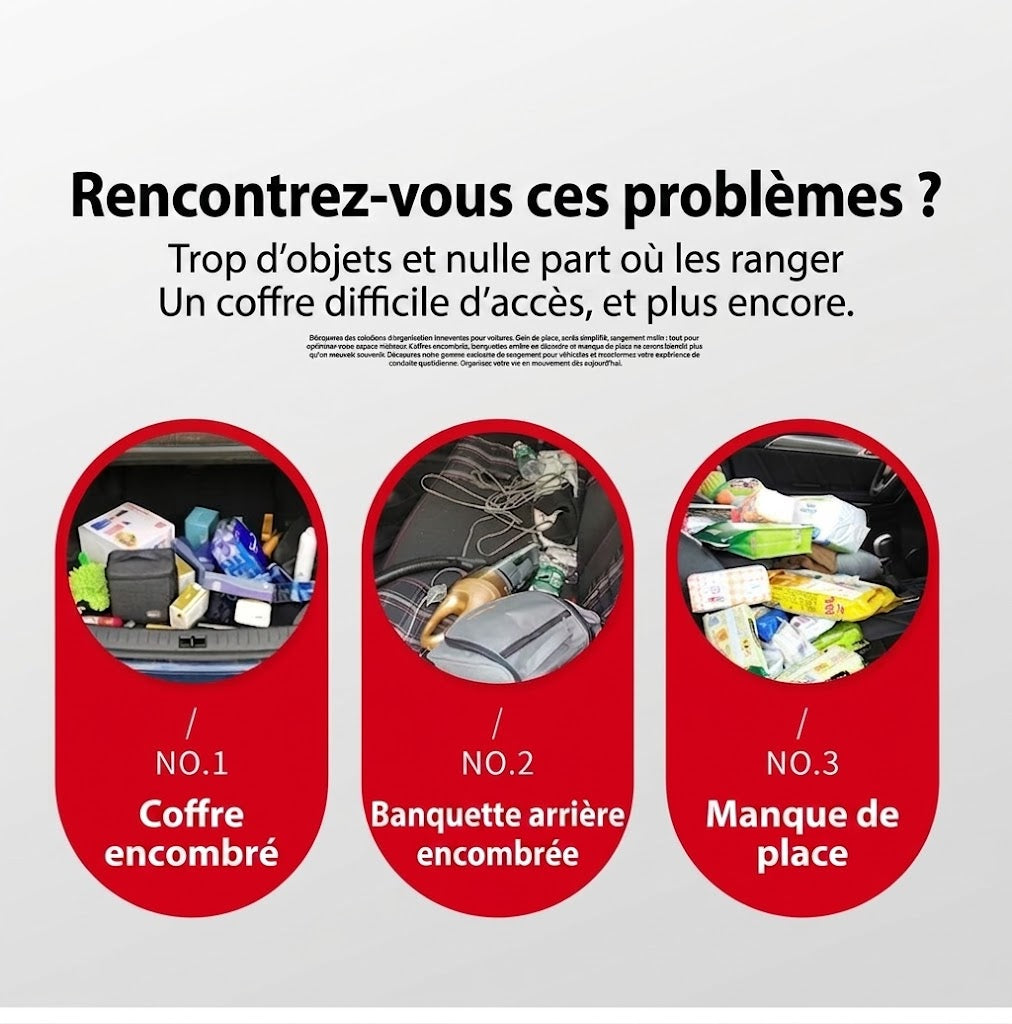 SilkEase™ Filet de Rangement Plafond pour Voiture