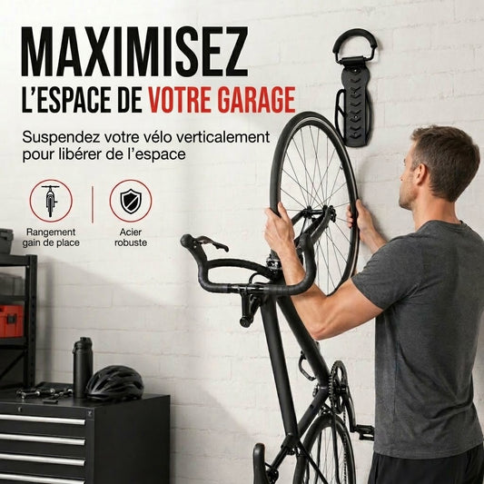 VaraLiving™ Support Mural Gain de Place pour Vélo