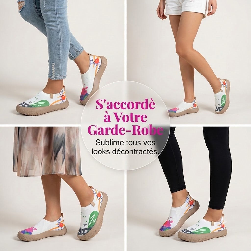 Baskets de Marche Légères & Élégantes pour Femme – Confort Absolu
