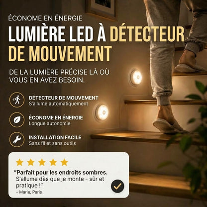 OmniLiving™ Veilleuse LED à Détecteur de Mouvement Éco-Énergétique