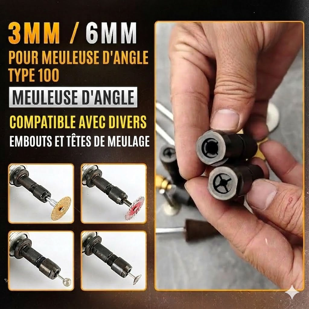 Kit Adaptateur pour Meuleuse d'Angle