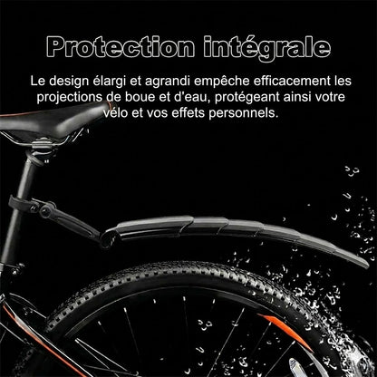 Set de Garde-boue Télescopiques pour Vélo