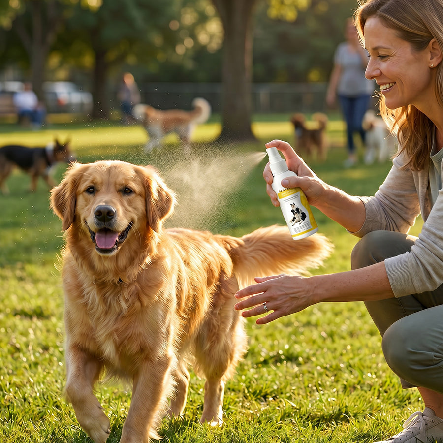 VaraLiving™ Spray Végétal Anti-Tiques et Puces (Chiens & Chats)