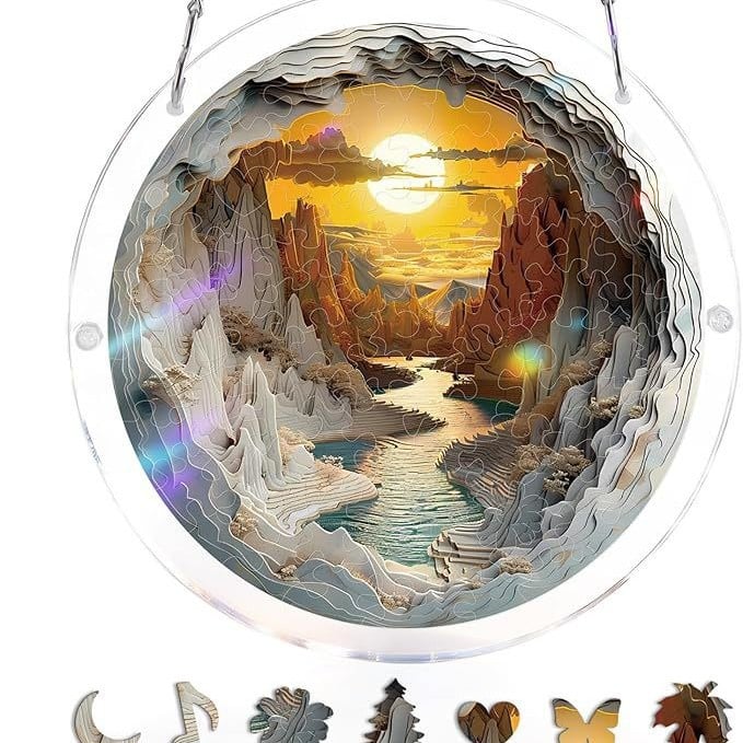 Attrape-Soleil Puzzle en Acrylique