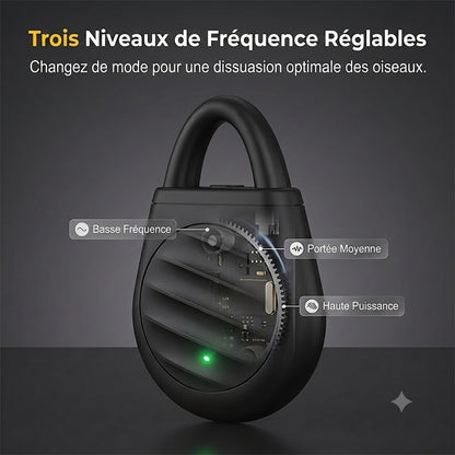 Mini Porte-Clés Répulsif Anti-Nuisibles à Ultrasons