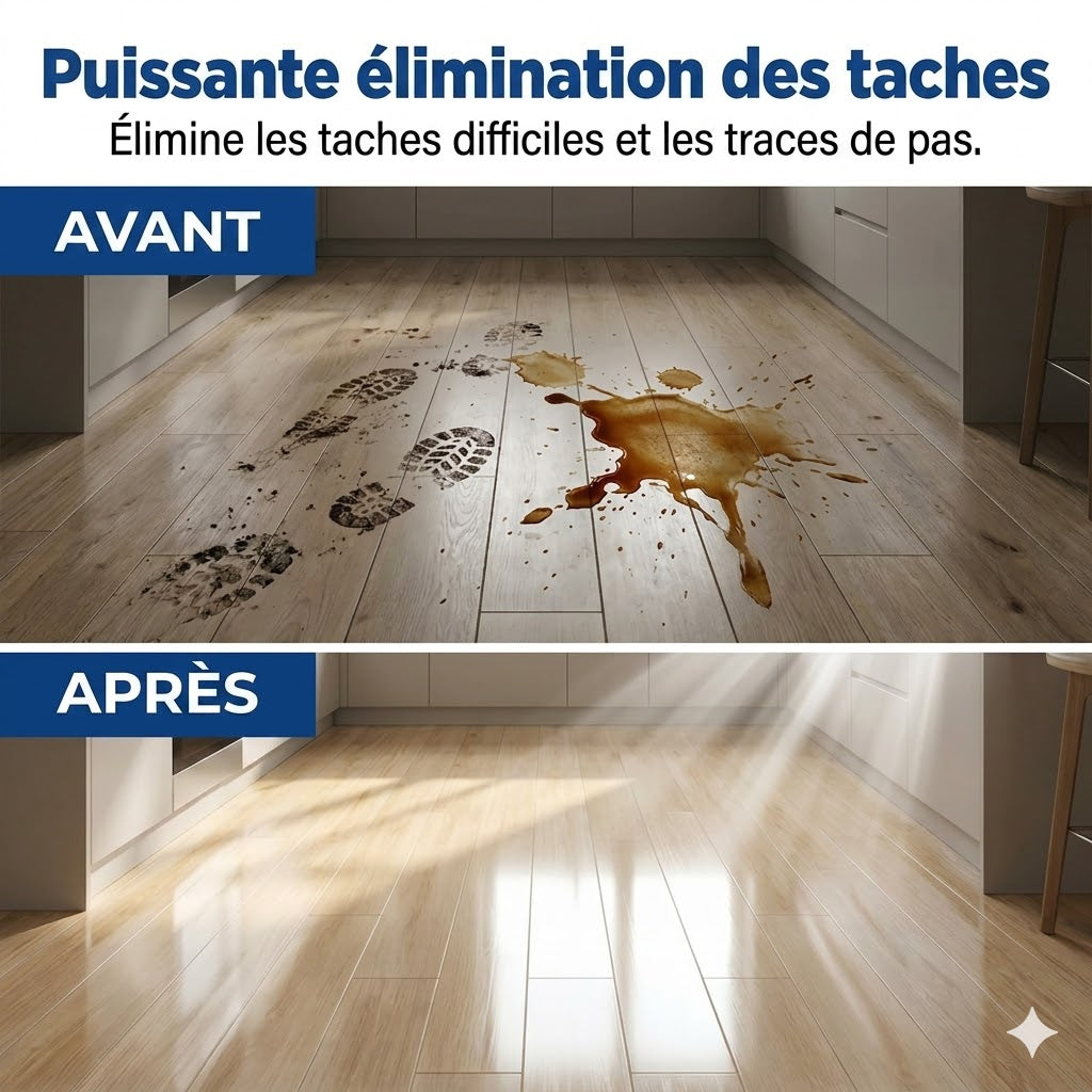 Feuilles Nettoyantes Hydrosolubles pour Sols – Éclat Instantané sans Effort