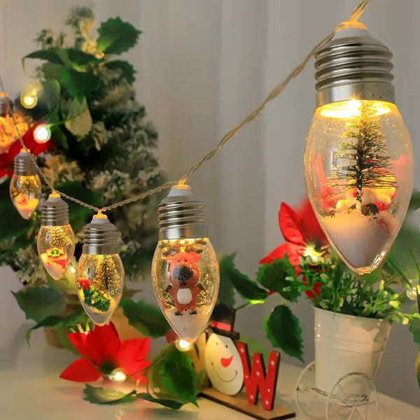 VaraLiving™ Guirlande LED Ampoules de Noël (Intérieur & Extérieur)