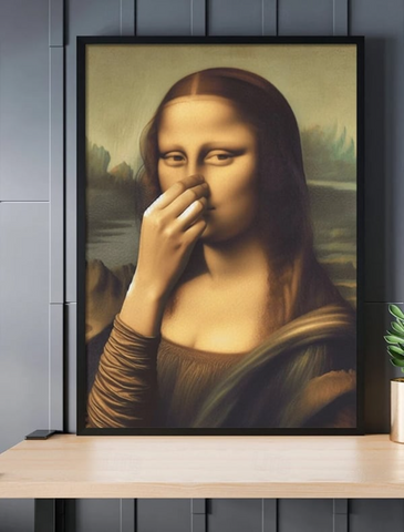 Décoration Murale Humoristique pour Toilettes et Salle de Bain – Cadeau Original (Sans Cadre)