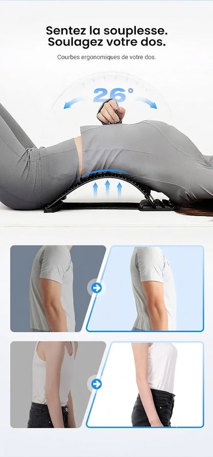 Civière Dorsale et Lombaire avec Massage d’Acupression