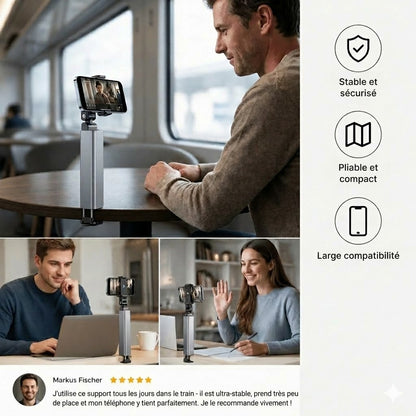 Support Téléphone de Voyage Pliable