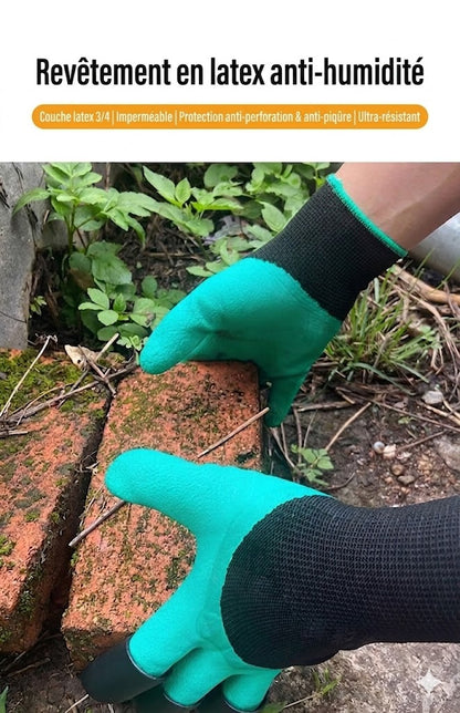 Gants de Jardinage avec Griffes – Creusez & Plantez sans Outils | 1 ACHETÉ = 1 OFFERT