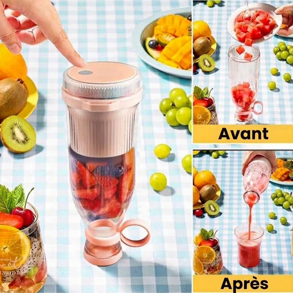 OmniLiving™ Mini Blender Portable Sans Fil Rechargeable