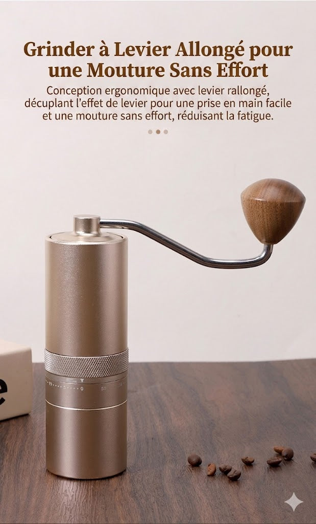 Moulin à Café Manuel – Inox Premium