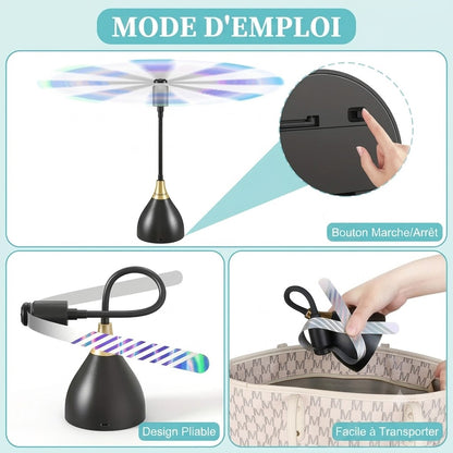 Ventilateur de table anti-mouches