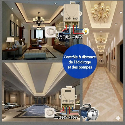 Kit Télécommande Sans Fil & Récepteur – Contrôle à Distance Intelligent