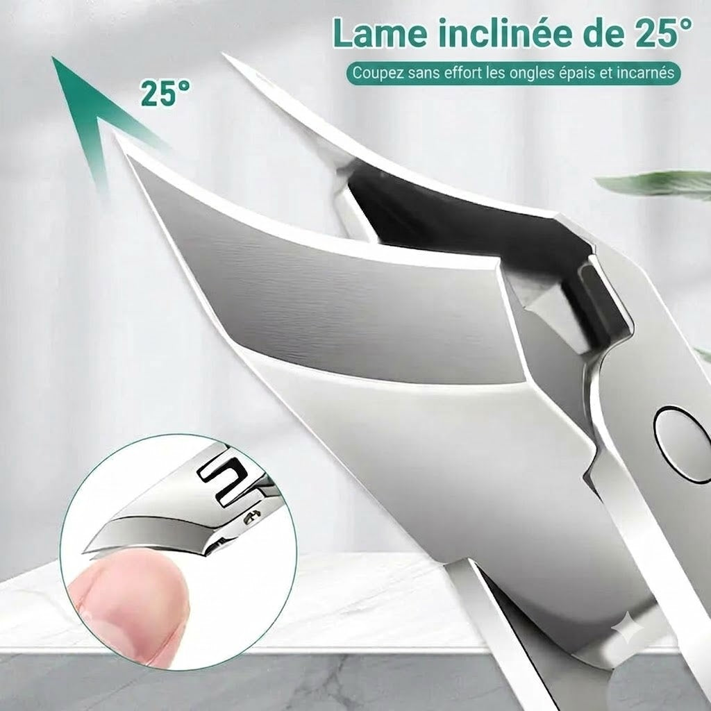 [ACHETEZ 1, OBTENEZ-EN 1 GRATUIT] Coupe-ongles Incliné à Bec d'Aigle SilkEase™ | Pince Professionnelle pour Ongles Incarnés